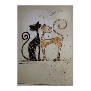 Κάρτα αγάπης γάτες