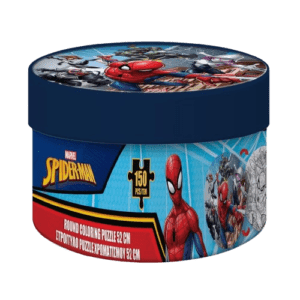 Παζλ Spiderman στρογγυλό κουτί