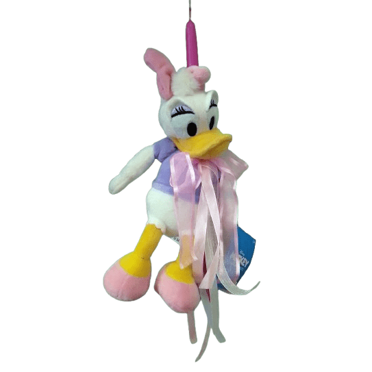 🎀 Λαμπάδα με Λούτρινο Daisy Duck 1 Λαμπάδα Νταίζη