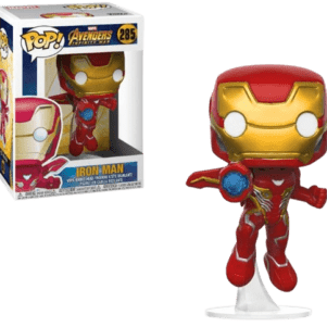 Συλλεκτική φιγούρα Iron Man με κόκκινη και χρυσή στολή σε κουτί με παράθυρο