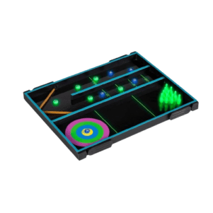 Σετ επιτραπέζια παιχνίδια 4 σε 1 neon