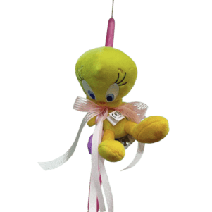 Λαμπάδα λούτρινο tweety ροζ
