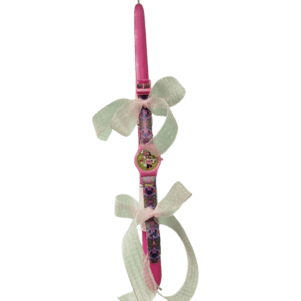 Λαμπάδα Minnie Mouse με ρολόι