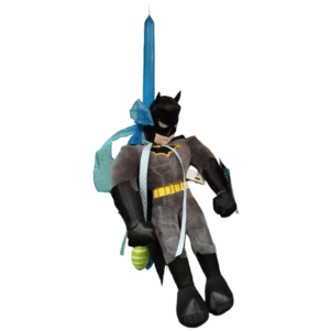 Χειροποίητη λαμπάδα με λούτρινο Μπάτμαν