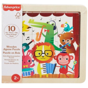 Guruzz | Gifts, Toys & Collectibles 18 Ξύλινο παιδικό παζλ Fisher-Price Ζούγκλα